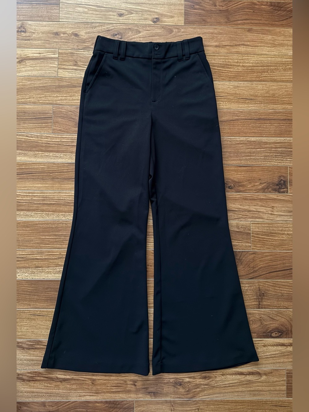 Rewash Black High Rise Wide Leg Trousers Pants Size Small